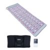 Far Infrared Heating Pad, Amethyst Heating Pad with Jade & Tourmaline Stones, 660nm Photon Light & Negative Ions