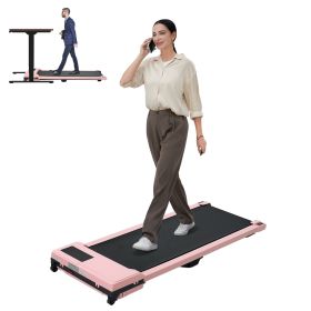 Walking Pad with Quiet 2.0 HP Brushless Motor, Countdown Modes, Spacious Running Area, 220 lbs Weight Capacity for Home or Office Workouts