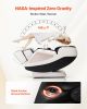 Full Body Massage Chair, 3D Zero Gravity Recliner with SL Track, 18 Auto Modes, Heat, Foot Rollers, Armrest Control, LCD Display, 36 Airbags