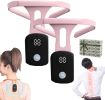 UIJKMN Portable Soothing Body Shaping Neck Instrument; Neck Acupoints Massager Device for Pain Relief (Black-1)