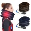 3Layers Inflatable Air Cervical Neck Traction Device Soft Neck Collar Pillow Pain Stress Relief Neck Posture Stretching Brace