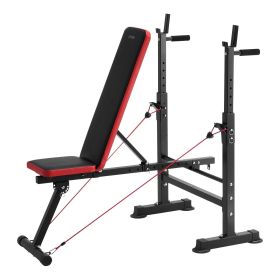 Weight Bench Sit up Bench for Home Gym Strength Training Adjustable Foldable (Product Type: Foldable, Product Load Capacity: 600 lbs)